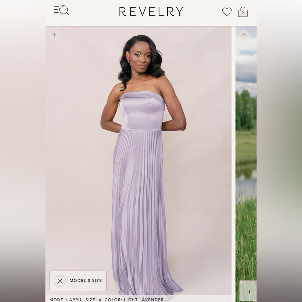 Revelry Light Lavender Maxi Dress